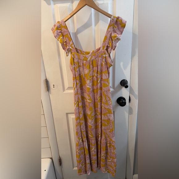 Tropical Print Dress - Picture 2 of 2